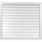 Ekena Millwork Vertical Surface Mount PVC Gable Vnt: Non-Functional, w/2"W x 1-1/2"H, Brickmould Frame, 40"W x 36"H GVPVE40X3602SN - alternate 1